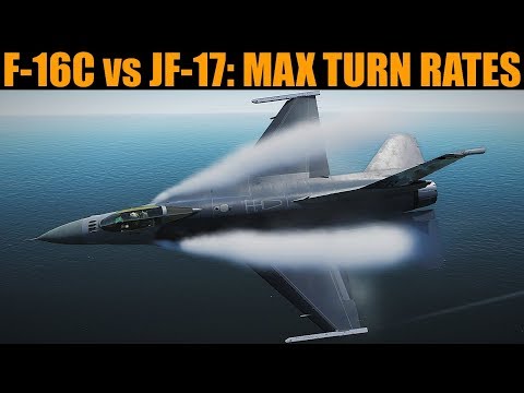 F-16C & JF-17: Max Sustained Turn Rates | DCS WORLD