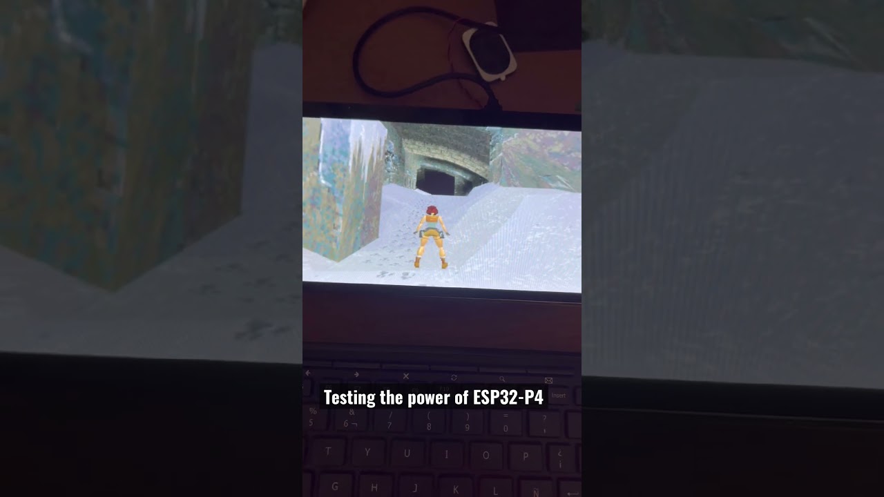 Testing the power of ESP32-P4. Tomb Raider 1 port @EspressifSystems - YouTube