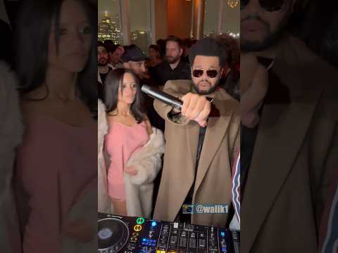 #TheWeeknd #JennaOrtega Turnt At The #HurryUpTomorrow #MoviePremjere #AfterParty