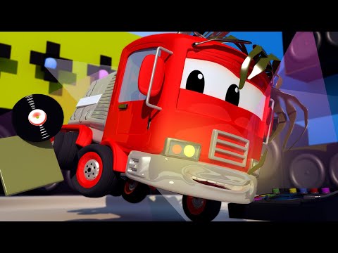 Le Lavage Auto de Tom la Dépanneuse -  Franck est Rock'n Roll ! - Dessin animé de camions