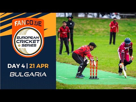 🔴 FanCode European Cricket Series Bulgaria, 2022 | Day 4 | T10 Live Cricket