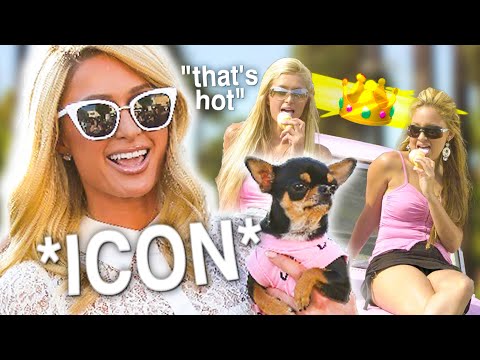 paris hilton being ICONIC for 8 minutes straight