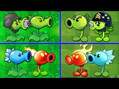 Random 15 Pair Team Plants PVZ 1 vs PVZ 2 - Which Version Win?
