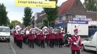 preview picture of video 'Drum- en Showband ViJoS Avondvierdaagse Bussum 2012'