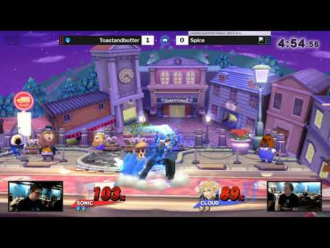 The Smash Lab 148 Losers Quarters - Toastandbutter (Sonic) vs Spice (Cloud)