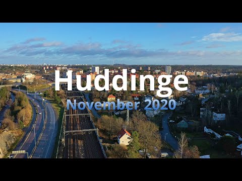 Huddinge 2020 från Drönare