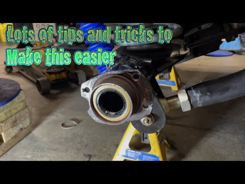 DIY HOW TO INSTALL AXLE BEARINGS AND SEALS : Ford 8.8