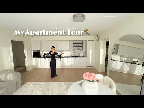 My Living Alone Diaries | My Cozy Apartment Tour, Soft, Feminine & Peaceful Vibes 🤍🏡