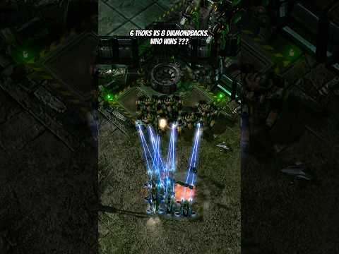 Epic Terran Face-Off: 6 Thors vs 8 Diamondbacks | SC2.BattleRumBle #rts #starcraft2 #스타크래프트2 #sc2