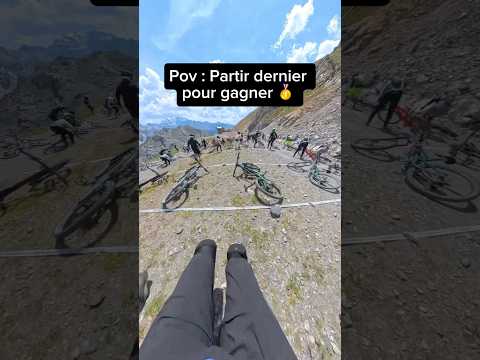 Je donne tout pour gagner en partant dernier 🥇🚵‍♂️