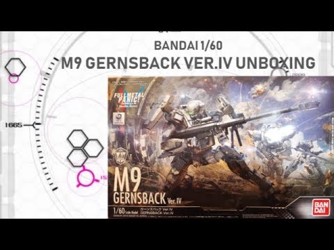 Bandai Full Metal Panic 1/60 Scale M9 Gernsback Ver.IV Armslave Model Kit Unboxing GKaiser AGE