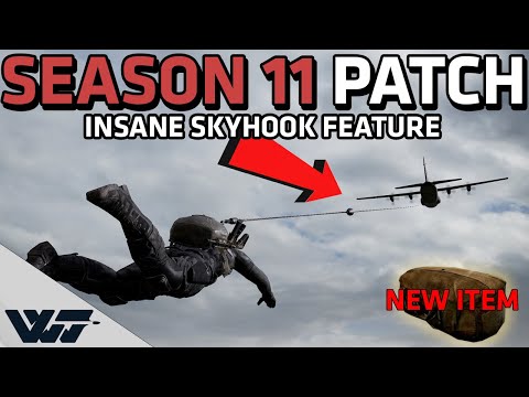 SEASON 11 PATCH IS HERE - Insane new SKYHOOK Feature + Paramo is back + Beryl/SLR Nerf - PUBG