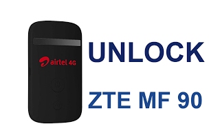 Unlock Code For ZTE MF 90 Airtel 4G Wi Fi Router