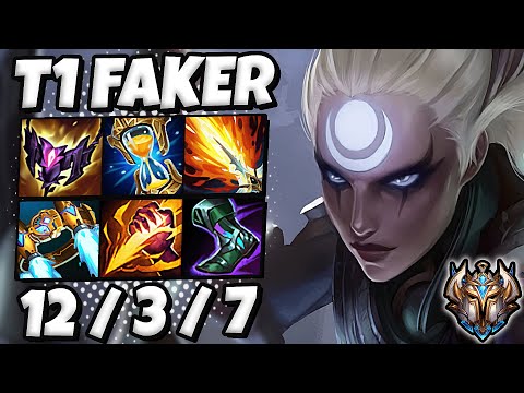 T1 Faker Diana Jungle vs Xin Zhao - Patch 12.3 Korea Challenger ✅