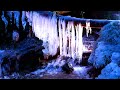Stop Insomnia: Deep Icicle Stream Sounds | Winter Sleep (No Music) White Noise