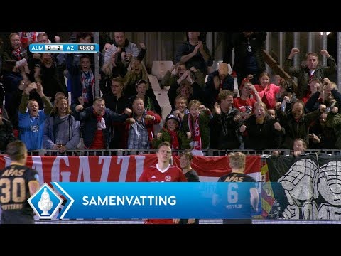 Highlights KNVB Beker: Almere City FC - AZ (26/10/2017)