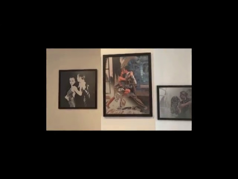 Alonso Alvarez und Serena Alvarado in der Tango Ausstellung - Video von Georg Grell [30MB]