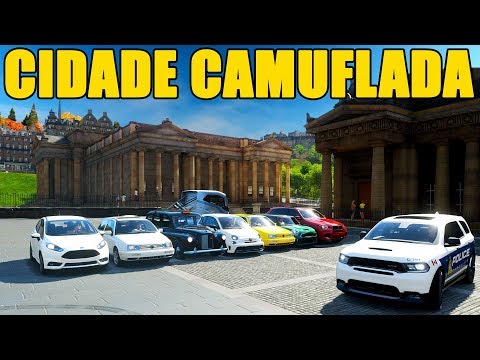 LEITE QUENTE ME DEIXOU PISTOLA NO CIDADE CAMUFLADA - FORZA HORIZON 4 - GAMEPLAY