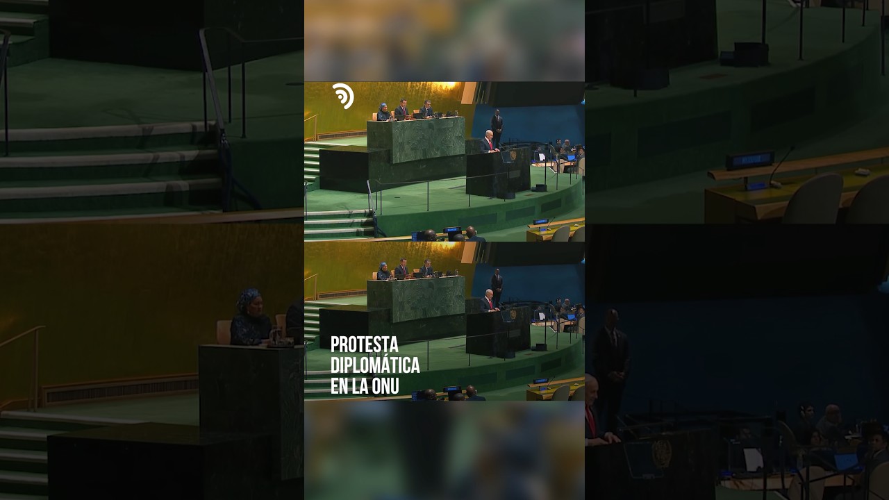 Un discurso comenzó y decenas de representantes se levantaron de sus asientos 😳🌐