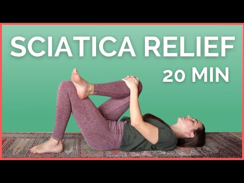 Yin Yoga for Sciatica Relief and Lower Back Pain - 20 min Deep Stretches