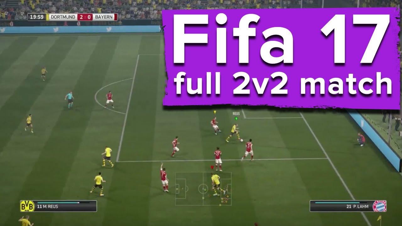 13 minutes of Fifa 17 gameplay - The first ever 2 v 2 match from Gamescom 2016 - YouTube