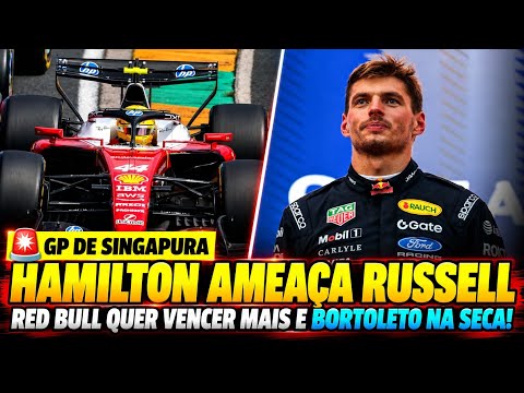 HAMILTON AMEAÇA RUSSELL! RED BULL QUER MAIS VITÓRIAS E BORTOLETO SEIS CORRIDAS SEM PONTUAR