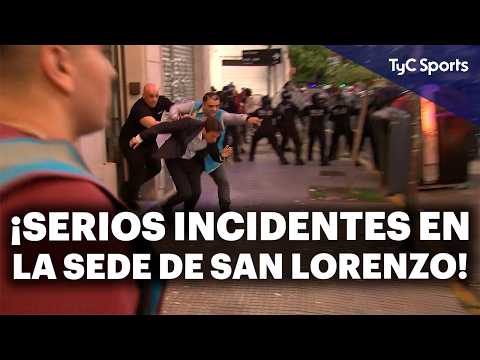 ¡SERIOS INCIDENTES en la SEDE de SAN LORENZO!💣MORETTI REAPARECIÓ y SE FUE en PATRULLERO