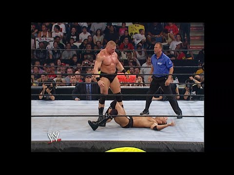 The Rock vs. Brock Lesnar – WWE Undisputed Championship Match: SummerSlam 2002