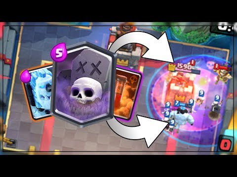 INSANE 2.9 SUPER FAST CYCLE GRAVEYARD DECK!!! Graveyard Poison Strategy | Clash Royale deck Guide