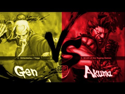 AJIHEI [Gen] Vs qal03 [Akuma] SSF4 Arcade Edition 2012 720 HD