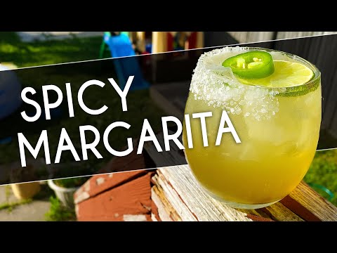 Spicy Margarita Recipe with Jalapeño |  Rob's Home Bar How to Make Cocktails | Cocktail Recipes