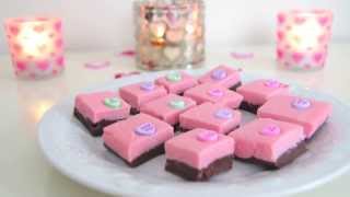 DIY Quick & Easy Valentine's Day Treats - Pink Fudge
