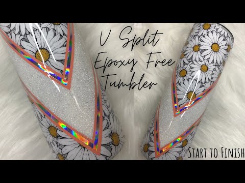 DIY V Split Tumbler | Start to Finish Epoxy Free