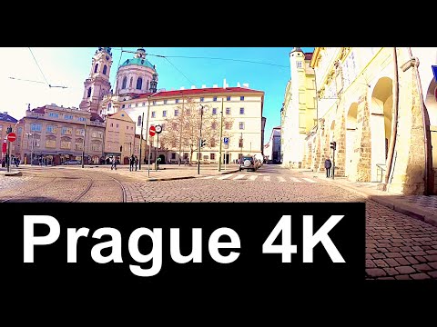 🇨🇿 Driving Prague, Czech Republic. From South to Center by car 4K 60fps
