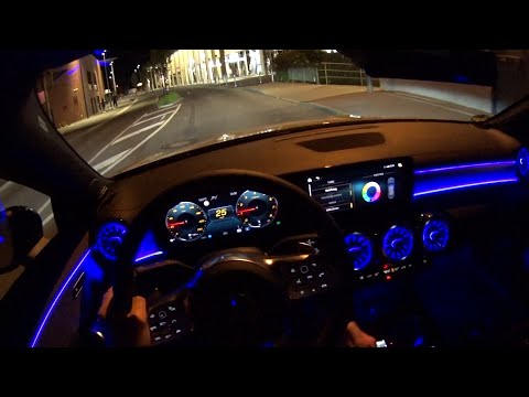 2020 Mercedes-Benz CLA 250 - city night drive | POV