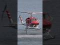 Bell 212 Helicopter 🚁 - Snorkel water Pickup  #helicopter #wildfire #bell212 #aviation #shorts