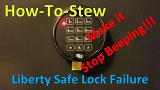 Liberty Safe Electronic Lock Failure (Continuous Beeping)