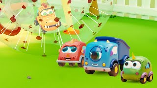 Vamos passear com os carros Mocas! Desenho animado completo dos carrinhos monstrinhos para crianças