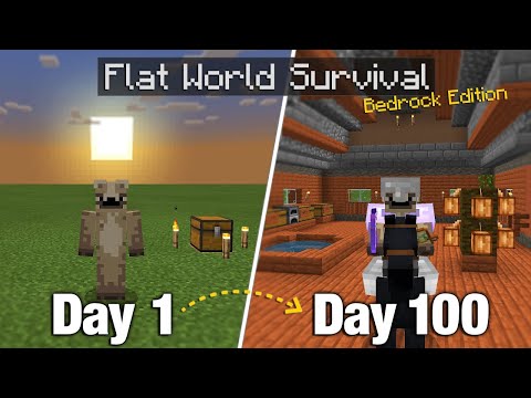 DanRobzProbz - I Survived 100 Days on a Flat World with Nothing but... a Bonus Chest