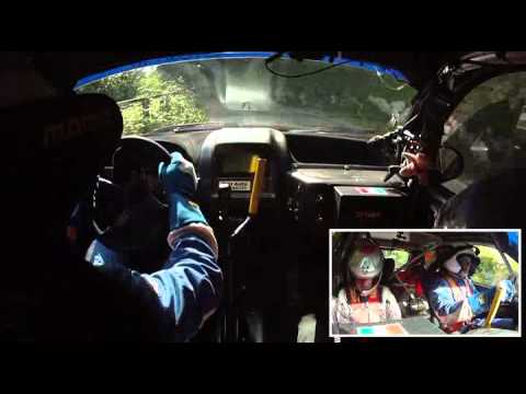 Cameracar Rally Coppa d'Oro 2014 Capurro-Rosso Punto S1600 - PS 1 - 2°tempo classe