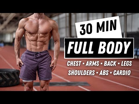 30 Minute FULL BODY WORKOUT | No Equipment | Rowan Row