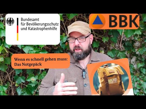 Der Notfallrucksack nach Empfehlung vom BBK #bbk #krisenvorsorge #notrucksack #fluchtrucksack