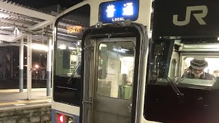 [夜車窓]篠ノ井線 211系1547M 平田〜松本