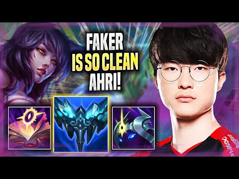 FAKER IS SO CLEAN WITH AHRI! - T1 Faker Plays Ahri MID vs Cho'gath! | Season 2022