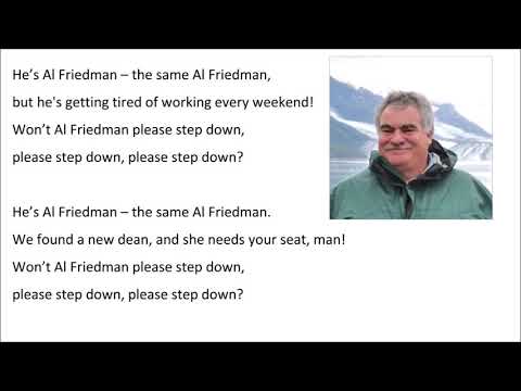 The Real Al Friedman (music video tribute)