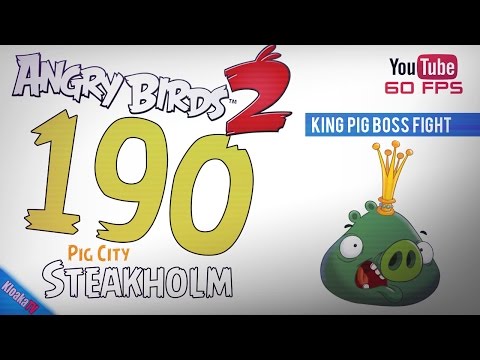 Angry Birds 2 - Level 190 - King Pig Boss Fight