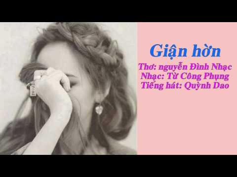 Giận hờn Sheet - Quỳnh Giao