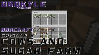 BBQCraft - Ep 9: Cows and Sugar Farm