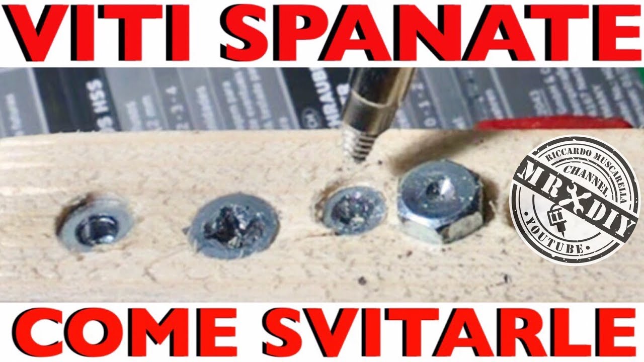 Watch Now Come svitare le viti spanate. Rimedio efficace al 100%. Metodo infallibile. Togliere con inserto Come svitare le viti spanate. Rimedio efficace al 100%. Metodo infallibile. Togliere con inserto