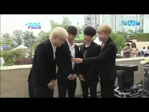 120628 Mnet 20's Choice Blue Carpet Inki Sang Message